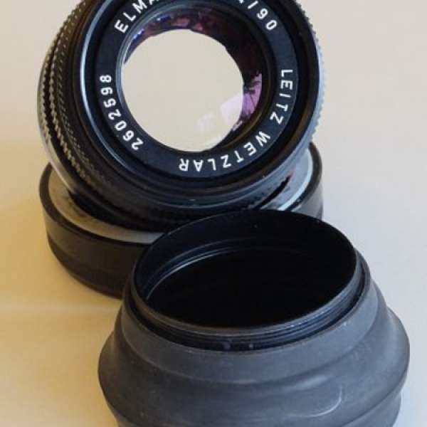 Leica Leitz 90mm f4 Elmar-C Lens with Hood & caps fit Sony/Fuji