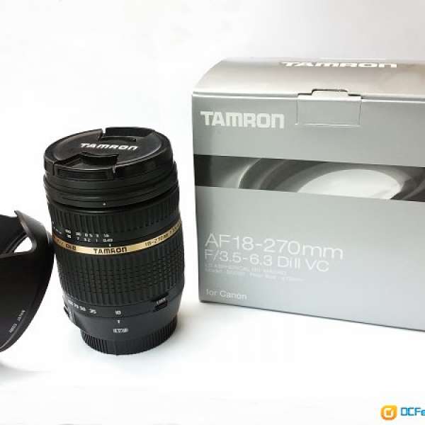 85%新 騰龍Tamron AF18-270mm F/3.5-6.3 Di II VC (B003E) for Canon not B008