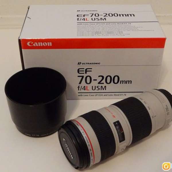 全新 Canon 70-200 F/4 non IS lens 小小白 小白 f4