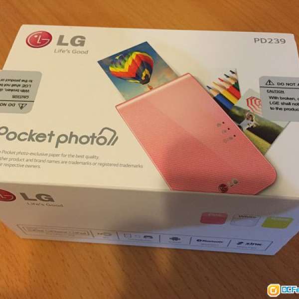 LG PD239 NFC Pocket Photo 相片打印