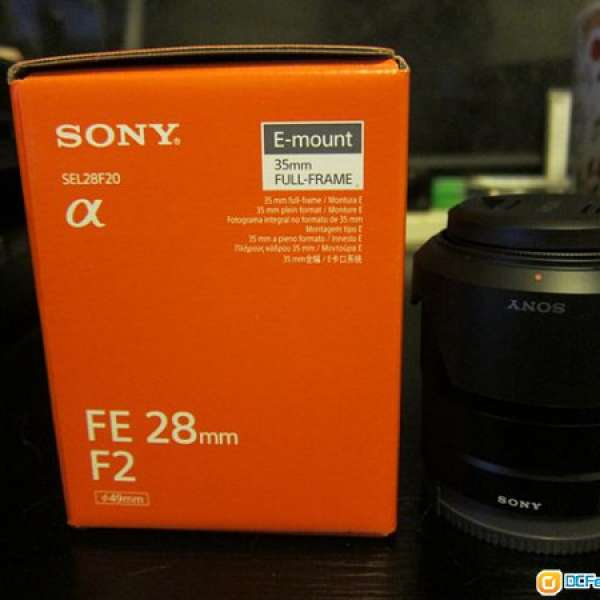 Sony FE 28mm f2.0 行貨 99% new for A7 A7r A7II A7s