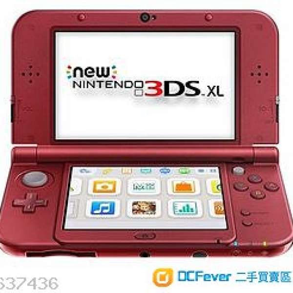 New 3DS XL 紅色(US)+SKY