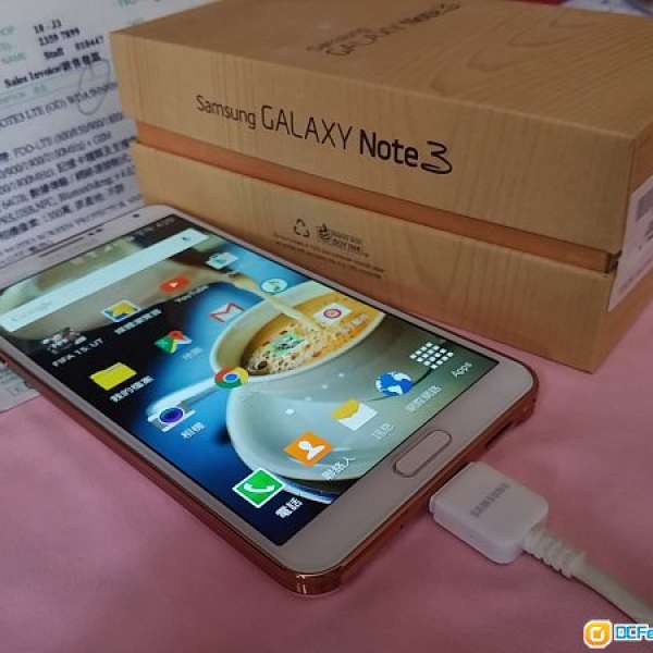 samsung N9005 GALAXY NOTE3 LTE 16GB行貨(白色金邊)