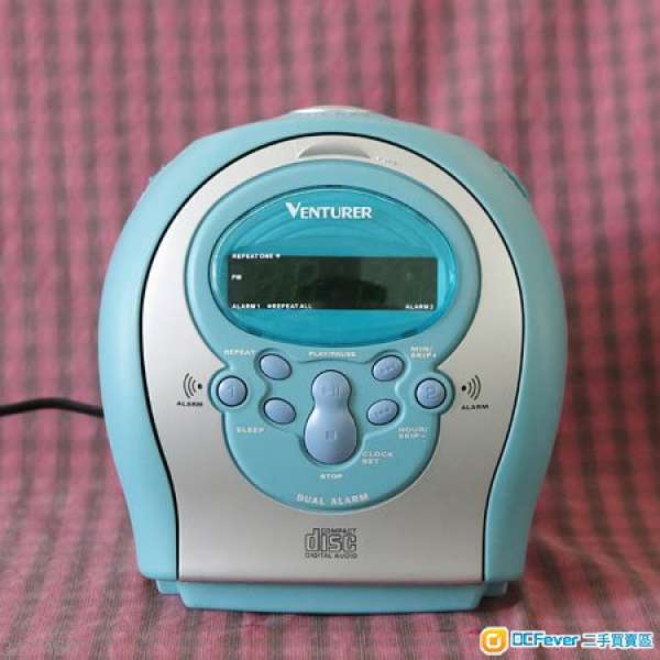 Venturer CD PLAYER RADIO 2 IN 1, Alarm clock