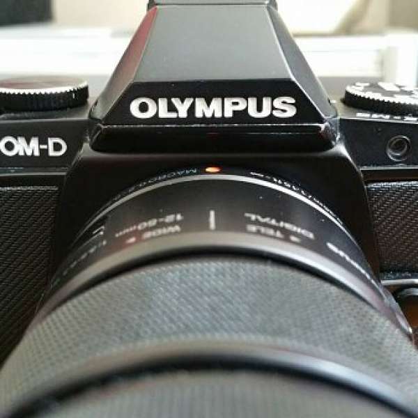 Olympus EM-5 body 淨機身 80％ new 黑色 有盒