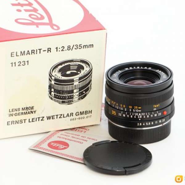 Leica R 35mm F2.8 E55 boxed with paper (sony, canon, nikon)