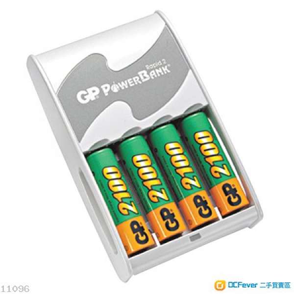 GP 快速充電器 Power Bank Rapid 2 可充兩枚 AA/AAA Ni-MH/Ni-Cd電池