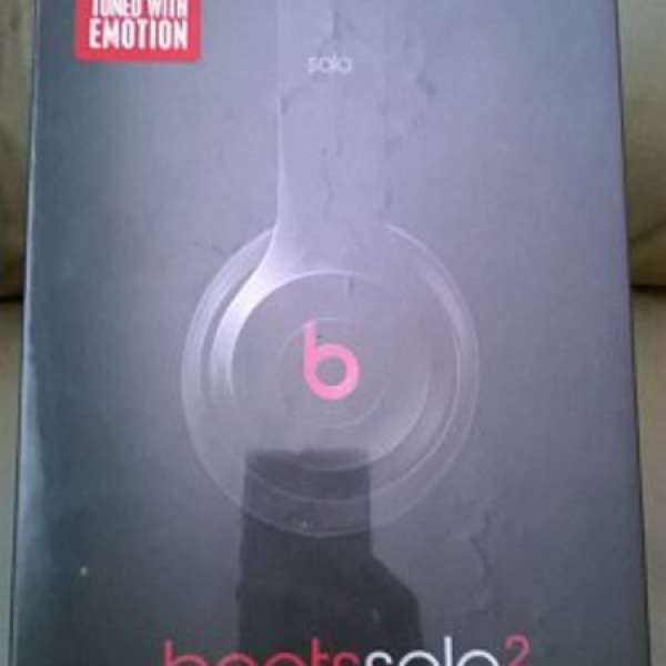 全新未開封beats solo 2 黑色 冇單