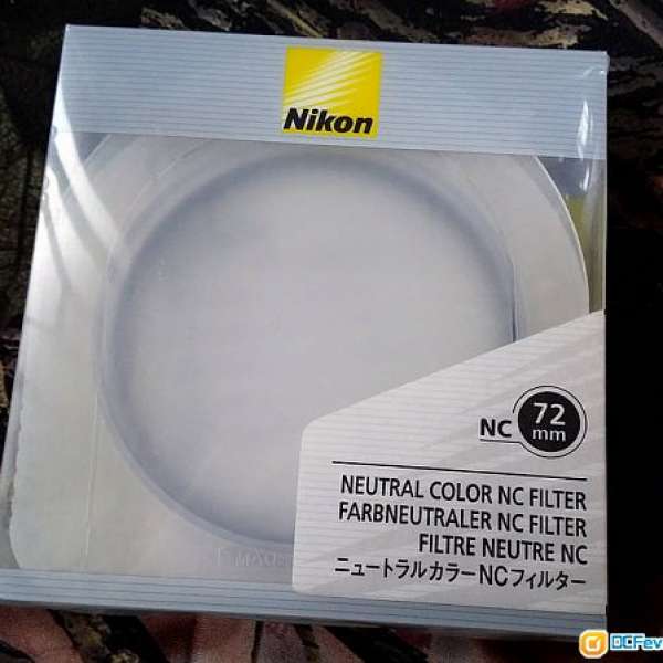 Nikon 72 mm NC Filter九成新