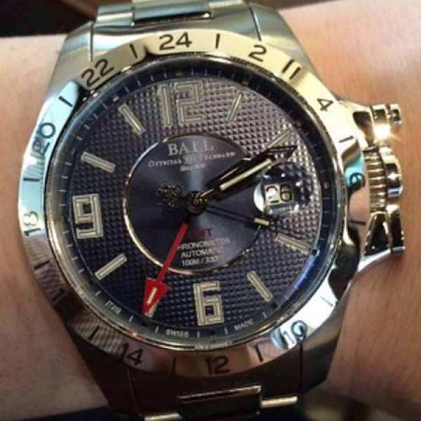 極新 波爾錶 Ball Hydrocarbon Magnate GMT 少有藍面