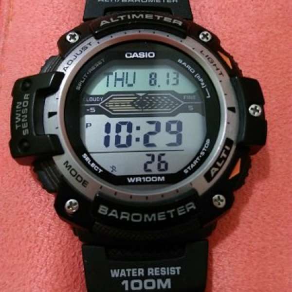 Casio SGW300H Twin Sensor 戶外 行山 錶 ( 非 Protrek/G Shock )