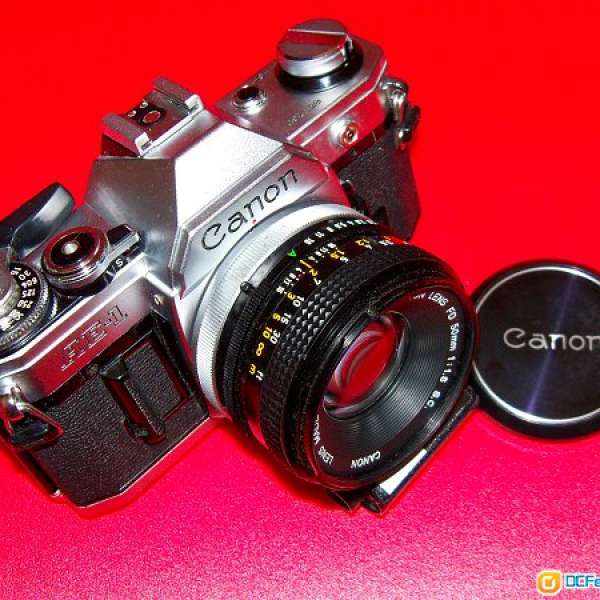 我巧喜歆的一個配搭Canon AE1銀克机 body +CANON FD 50/1.8手動鏡**$600