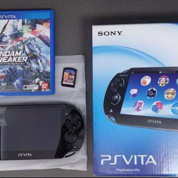 Sony PSVITA 主機連遊戲 (Gundam Breaker + 航海王:海賊無雙 2)