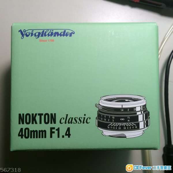 福倫達 Voigtlander 40mm 1.4 [2400 HKD]