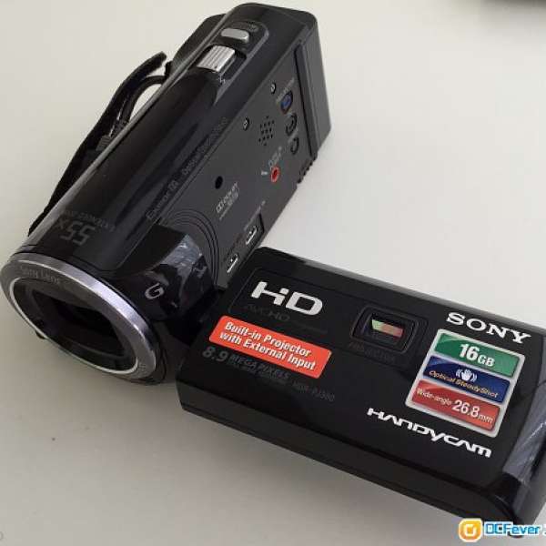 Sony HDR-PJ380E 細小有投影