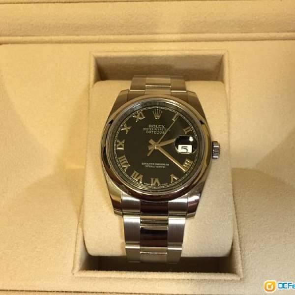 私讓95%New勞力士 Rolex Datejust 116200 黑底羅馬字盤