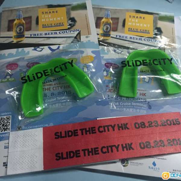 Slide the City HK 23/8 single slider 門票兩張(可留至10PM)