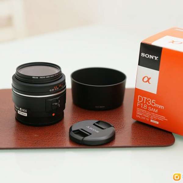 95%New Sony DT35mmF1.8 SAM 有盒有單有保養