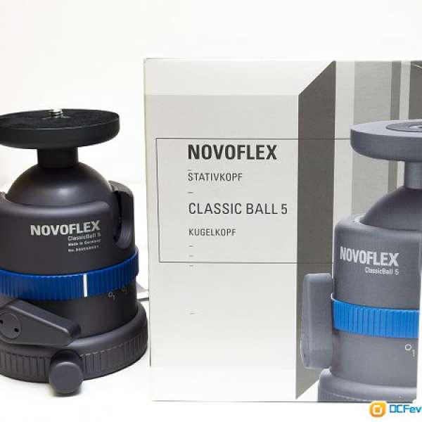 Novoflex 路華士 德國名廠系列︰Ball Head 波頭 Classic Ball 5（行貨）99% 新