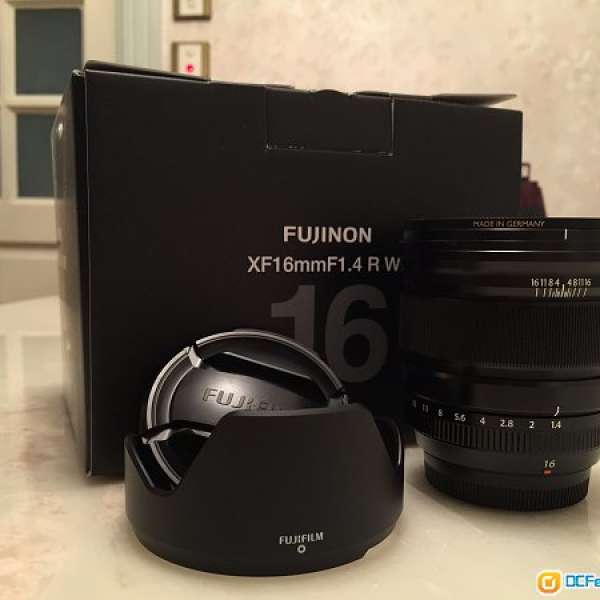Fujifilm Fujinon XF16mm F1.4 R WR (99% 新淨行貨）