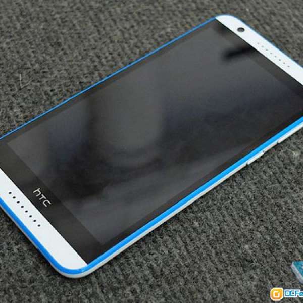 95% 新 HTC Desire 820 dual sim D820u 藍白色 衛訊行貨 連 玻璃貼 機套