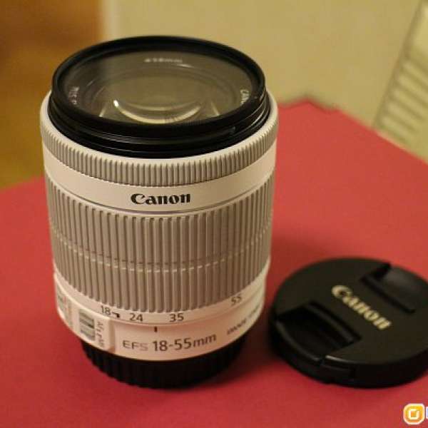Canon EF-S 18-55mm IS STM lens (白色特別版)