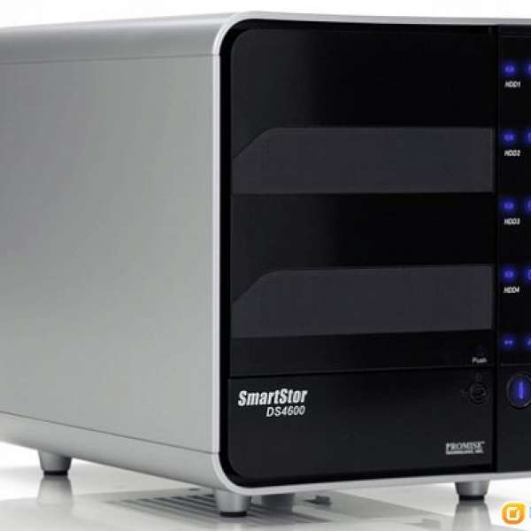 Promise SmartStor DS4600 4Bays (RAID0,1,5,10) 外置硬碟 not Synology
