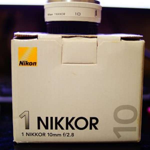 Nikon 1 NIKKOR 10mm f/2.8 90%新 - 行貨