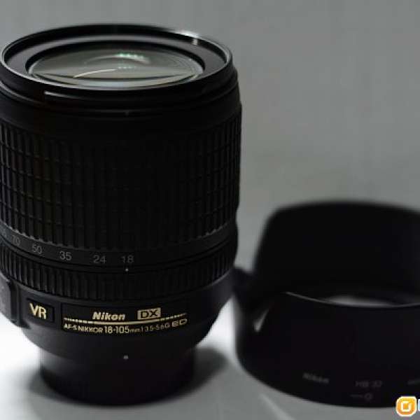 Nikon AF-S DX NIKKOR 18-105mm f/3.5-5.6G ED VR $1000 有保