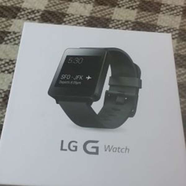 99% 新 LG G Watch W100 黑色行貨連全套配件