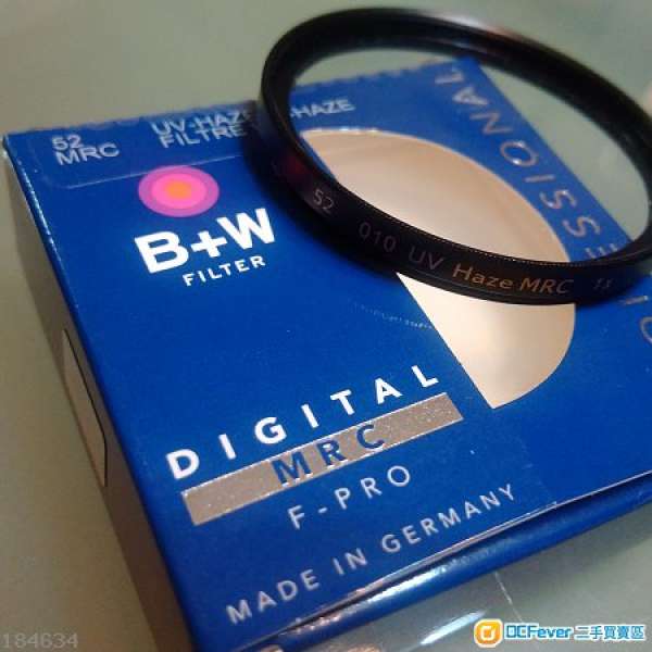 B+W 52mm UV Haze Filter