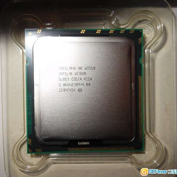 Intel Xeon W3550 3.06GHz 8M 4.8GT/s (等同 i7-950) LGA1366 4核8線CPU!