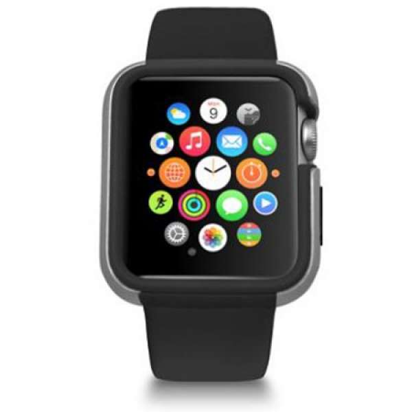 極新 Apple Watch Sport Black 38mm 及 型仔 Ozaki Case