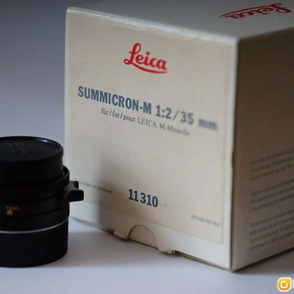 Leica Summicron 35mm F2 German '' Mint Condition ''  德製七妹 with box