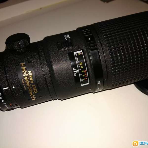 Nikon AF Micro 200mm f/4D IF-ED (自動對焦微距鏡頭)
