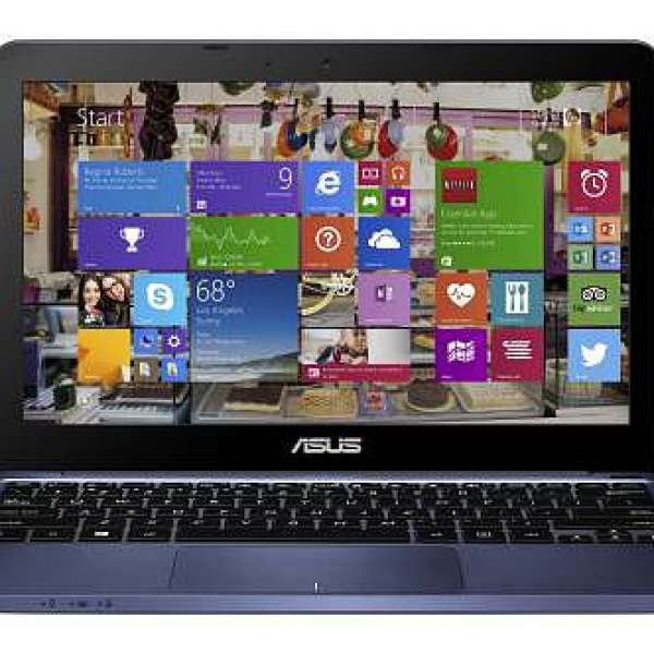 95%新 ASUS X205 Laptop (0.95 kg only) Win 10 繁體 超薄筆電 跟原裝盒 齊配件