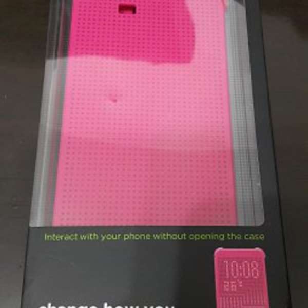 99%新 HTC E9+/e9 plus Dot View™ Premium cover 粉紅色
