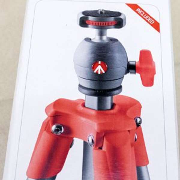 Manfrotto Compact Light Red 三腳架 曼富圖（全新未開封）