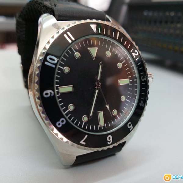 玩具錶 NAVY DIVER not Benrus type1 seiko 精工機芯 45mm 錶面