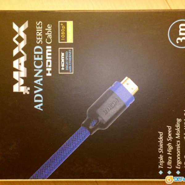 MAXX 3米長全新HDMI線