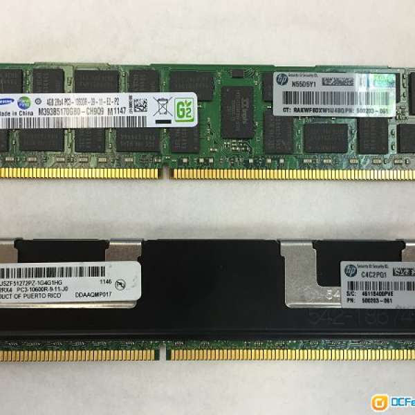 HP 原廠機 4GB DDR3 Ram x 2