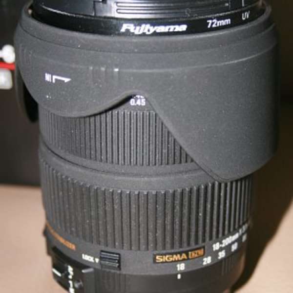＜代友出售＞Sigma 18-200mm f3.5-6.3 DC OS (for Canon)天涯鏡，防震，通常旅行用...