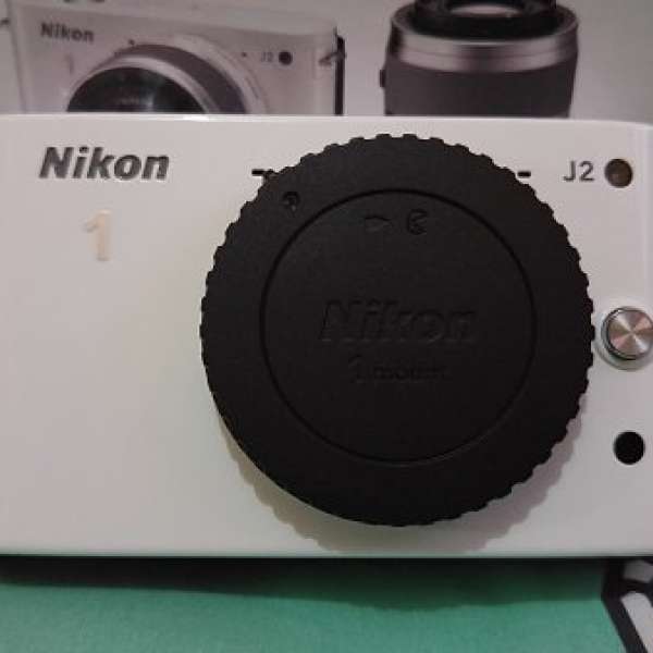 Nikon 1 J2 白色 + 兩支鏡 98% 新 (女仔用)