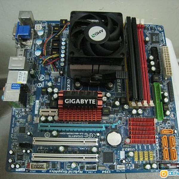 AMD Athlon 64x2 5200+  + GA-MA78GM-S2HP  +  Super-Talent  2GB RAM