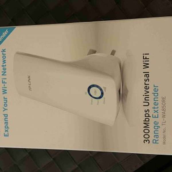 TP-LINK 300Mbps Universal WiFi Range Extender TL-WA850RE 訊號擴展器