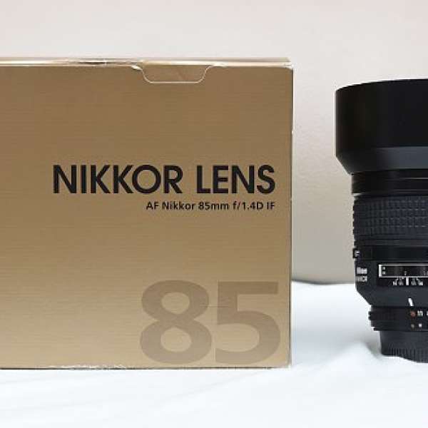 Nikon AF Nikkor 85mm f/1.4D IF (90% New)