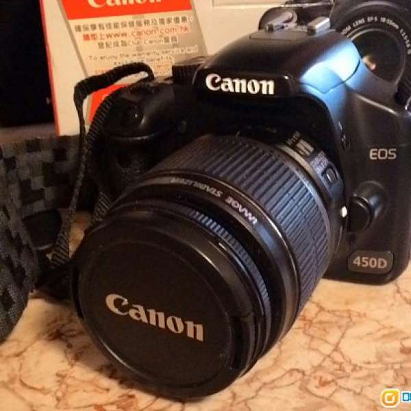 (80% new)Canon 450d + 18-55 kit len + Tamron 18-200mm F3.5-6.3 A14 len