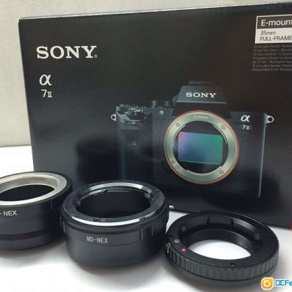 Sony A7 II 行貨 近乎全新 15個月保 送三個接環玩 M42,MD,Leica M鏡