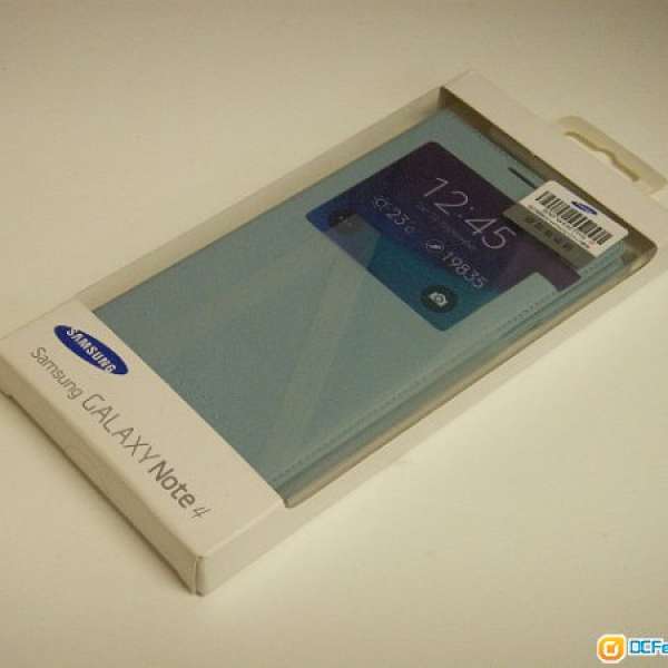 Samsung Note 4 S View Cover淺藍色 (全新)