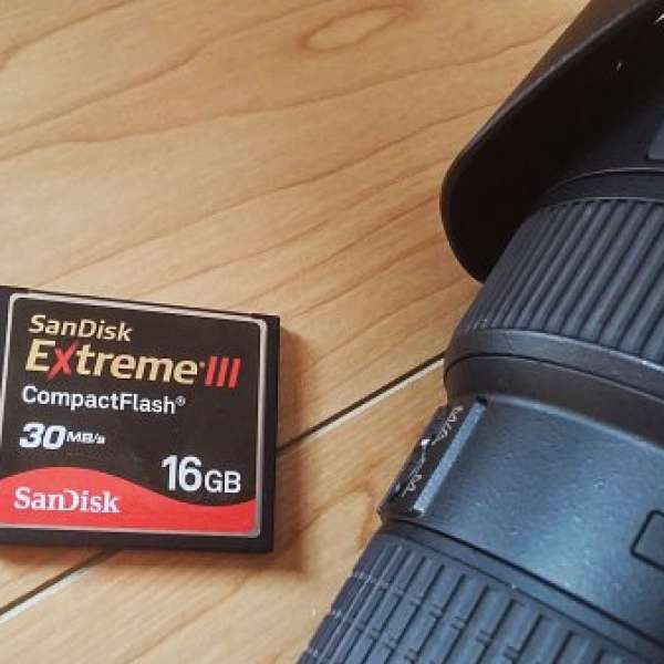 90% new SanDisk Extreme III CF 16GB card